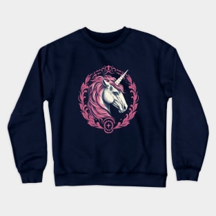 Unicorn Crest Crewneck Sweatshirt